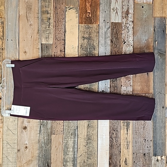 Athleta Brooklyn Lined Mid Rise Pant Spiced Cabernet O Petite - Picture 1 of 4